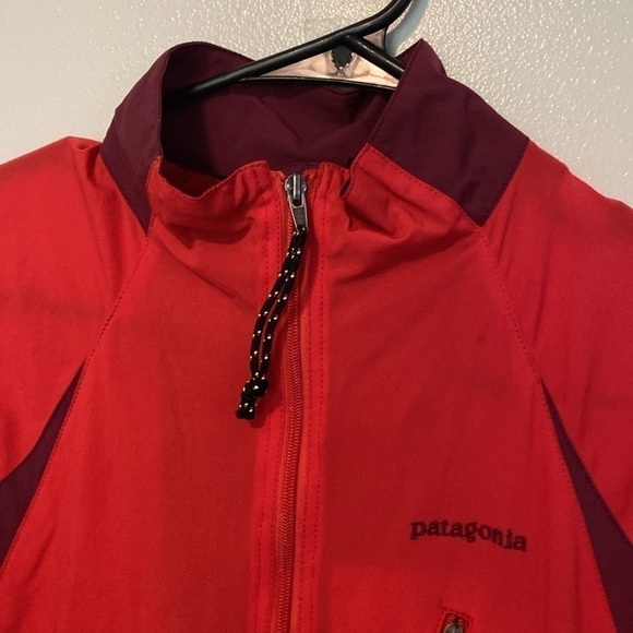 Patagonia nylon pocket full zip up lightwt running athletic jacket windbreaker m - Picture 3 of 10